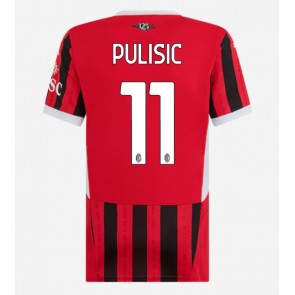 Billiga AC Milan Christian Pulisic #11 Hemmatröja Dam 2024-25 Kortärmad